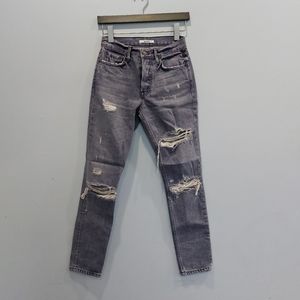 Grlfrnd Distressed Karolina Jeans in Colour You Got the Look